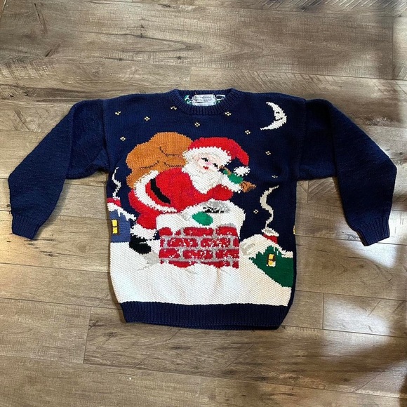 Vintage Ugly Christmas Sweater - Picture 1 of 5